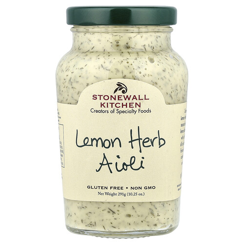 Stonewall Kitchen, Lemon Herb Aioli , 10.25 oz (291 g)
