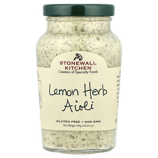 Stonewall Kitchen, Lemon Herb Aioli , 10.25 oz (291 g)