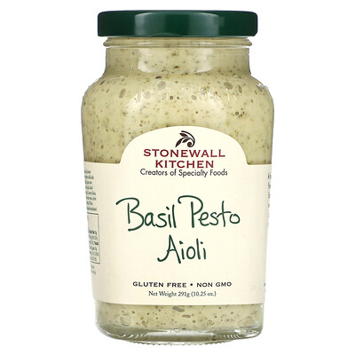 Stonewall Kitchen  Basil Pesto Aioli  10.25 oz (291 g)