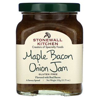 Stonewall Kitchen, Mermelada de arce, tocino y cebolla, 333 g (11,75 oz)