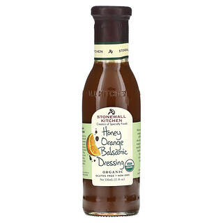 Stonewall Kitchen, Aderezo balsámico orgánico con miel y naranja, 330 ml (11 oz. líq.)