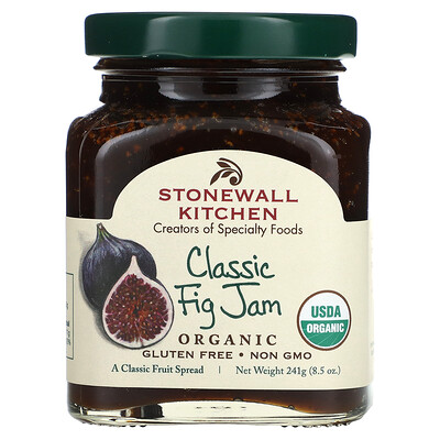 Stonewall Kitchen Organic Classic Fig Jam 8.5 oz (241 g)