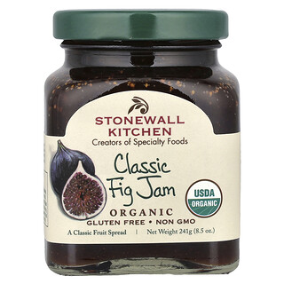Stonewall Kitchen, Organikus klasszikus fügelekvár, 8,5 uncia (241 g)
