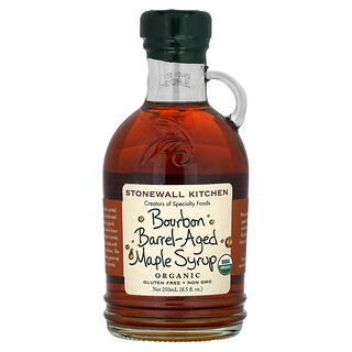 Stonewall Kitchen, 유기농 버번 배럴 에이징 메이플 시럽, 250ml(8.5fl oz)