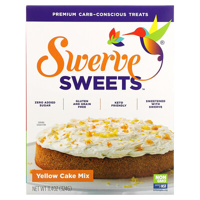 

Swerve Sweets Yellow Cake Mix 11.4 oz (324 g)