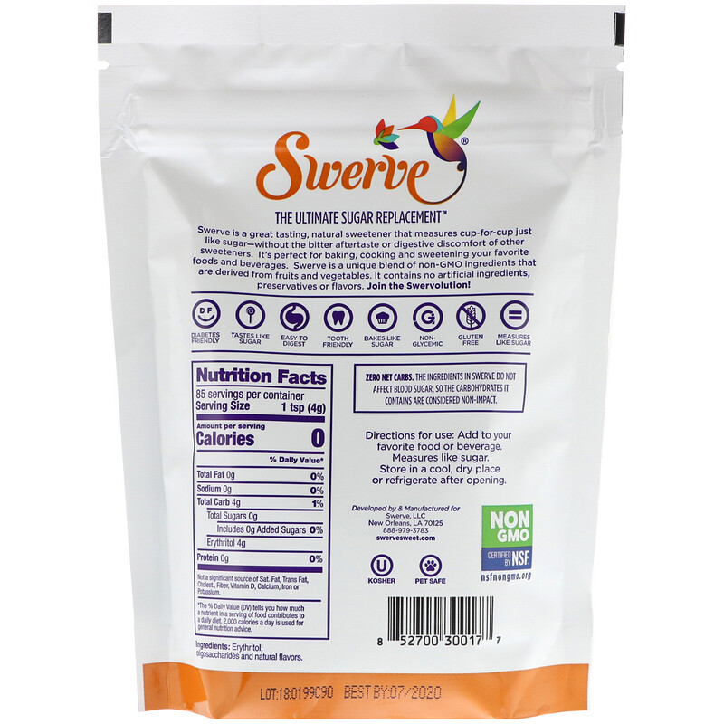 Swerve, The Ultimate Sugar Replacement, Granular, 12 oz (340 g) iHerb