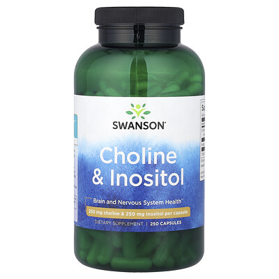 Product Image for Swanson, Choline & Inositol, 250 Capsules