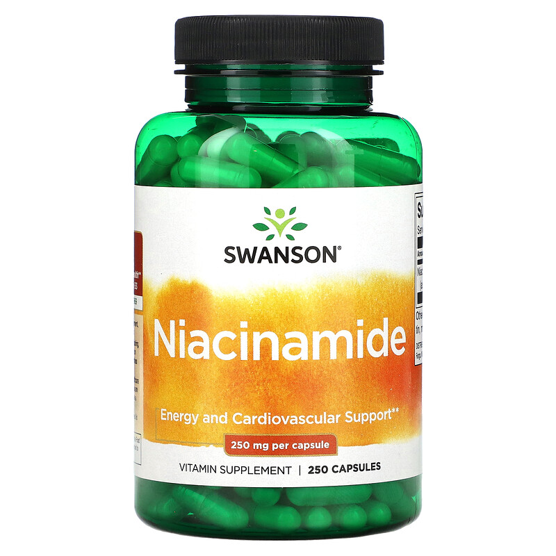 Swanson, Niacinamide, 250 Mg, 250 Capsules