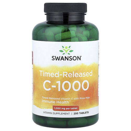 Swanson Vitamin C-1000 mit Hagebutten