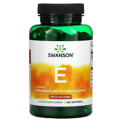 

Swanson Vitamin E 400 IU 250 Softgels