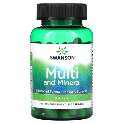 

Swanson Multi and Mineral 100 Capsules