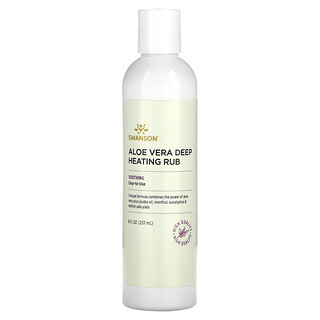 Swanson Vitamins, Aloe Vera Deep Heating Rub, 8 fl oz (237 ml)