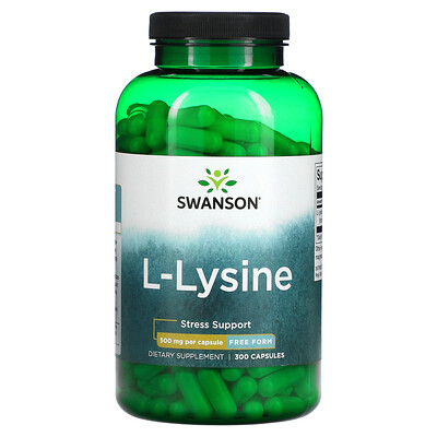 

Swanson L-lysine 500 mg 300 Capsules