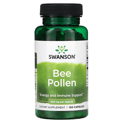 

Swanson Bee Pollen 400 mg 100 Capsules