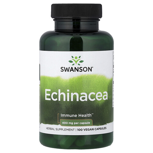 Swanson Vitamins, Echinacea, 400 mg, 100 Vegan Capsules
