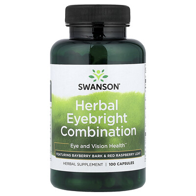 Swanson, Combinación herbal de la eufrasia`` 100 cápsulas