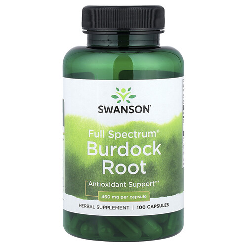 Swanson Vitamins, Full Spectrum® Burdock Root, 100 Capsules (460 mg per Capsule)