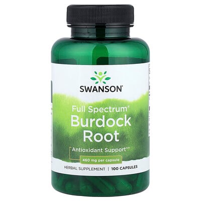 Product Image for Swanson, Full Spectrum Burdock Root, 100 Capsules (460 mg per Capsule)