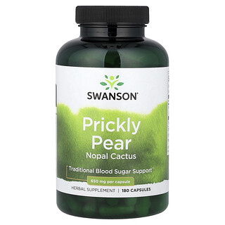Swanson Vitamins, Nopal, Nopal, 180 cápsulas (650 mg por cápsula)