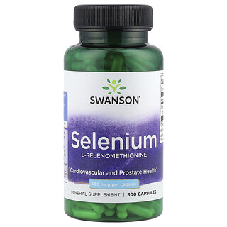 Swanson Vitamins, Selenium, 100 mcg, 300 Capsules