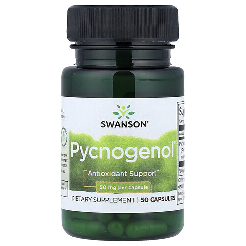 Swanson Vitamins Pycnogenol®, 50 mg, 50 Capsules