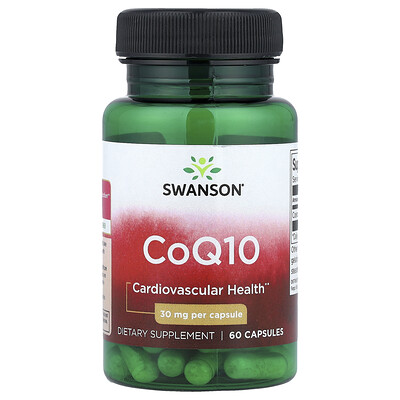 Product Image for Swanson, CoQ10, 30 mg, 60 Capsules