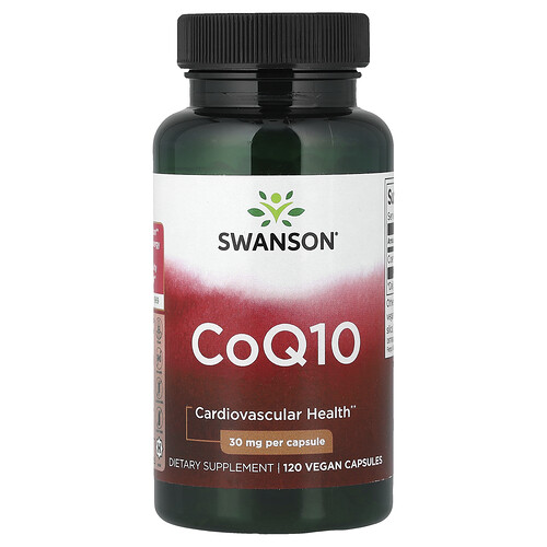 Swanson Vitamins, CoQ10, 30 mg, 120 Vegan Capsules