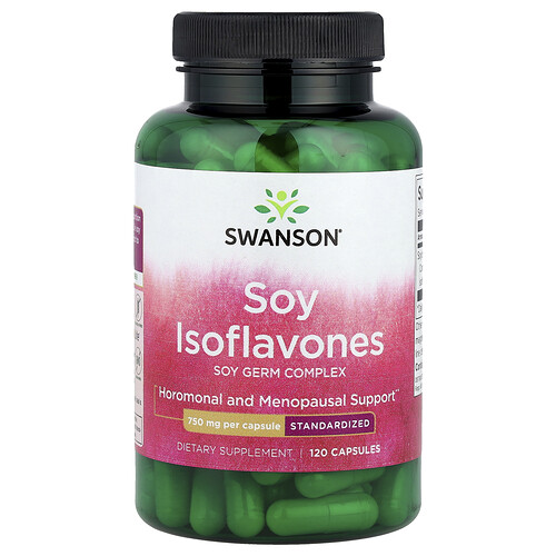Swanson Vitamins Soy Isoflavones, 750 mg, 120 Capsules