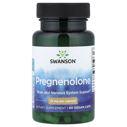 Swanson Vitamins, Pregnenolon, 10 mg, 90 Kapseln