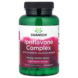 Swanson Vitamins, Ipriflavone Complex with Vitamin D, Calcium & Boron, 120 Tablets