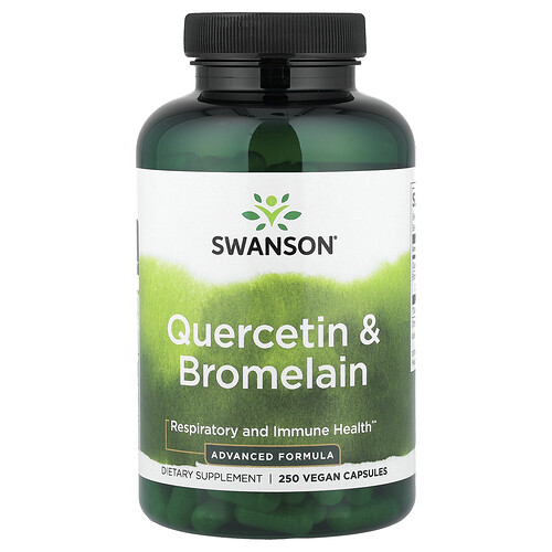 Swanson Vitamins, Quercetin & Bromelain, 250 vegane Kapseln