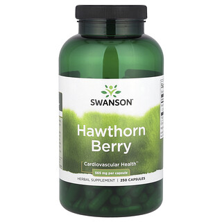 Swanson Vitamins, Ягоды боярышника, 565 мг, 250 капсул