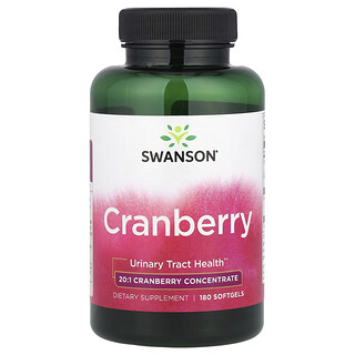 Swanson Vitamins, Canneberge, 180 capsules à enveloppe molle