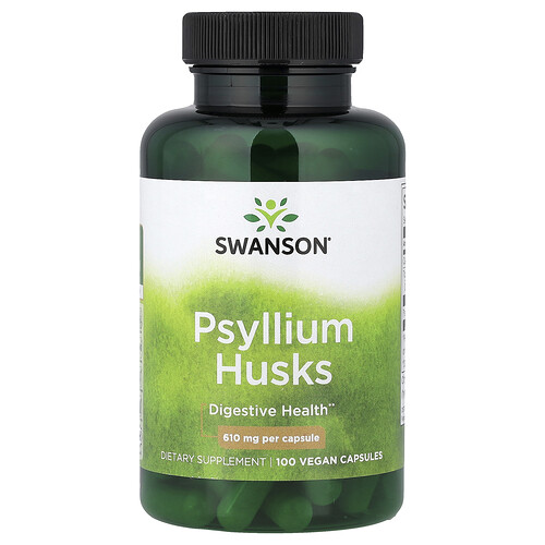 Swanson, Psyllium Husks, 610 mg, 100 Capsules