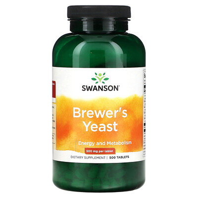 

Swanson Brewer's Yeast 500 mg 500 Tablets