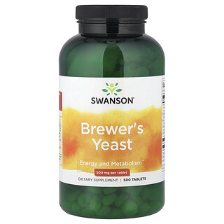 Swanson Vitamins, Brewer's Yeast, 500 Tablets