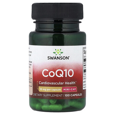 Product Image for Swanson, CoQ10, 10 mg, 100 Capsules