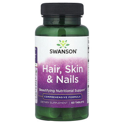 Swanson  Hair  Skin & Nails  60 Tablets