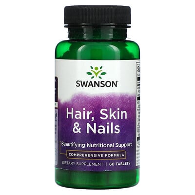 

Swanson Hair Skin & Nails 60 Tablets