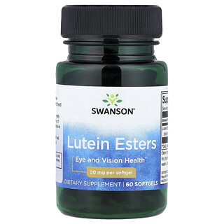 Swanson Vitamins, 루테인 에스터, 20mg, 소프트젤 60정
