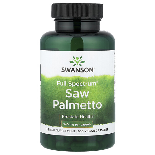 Swanson, Saw Palmetto, 540 mg, 100 Capsules