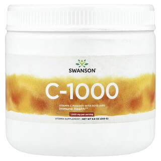 Swanson Vitamins, Vitamine C-poeder met rozenbottels, 250 g