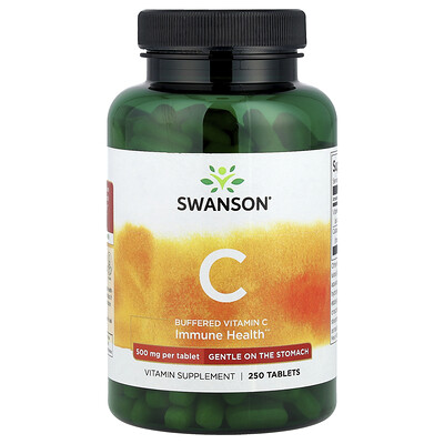 Swanson Vitamins, Vitamina C regulada, 250 comprimidos