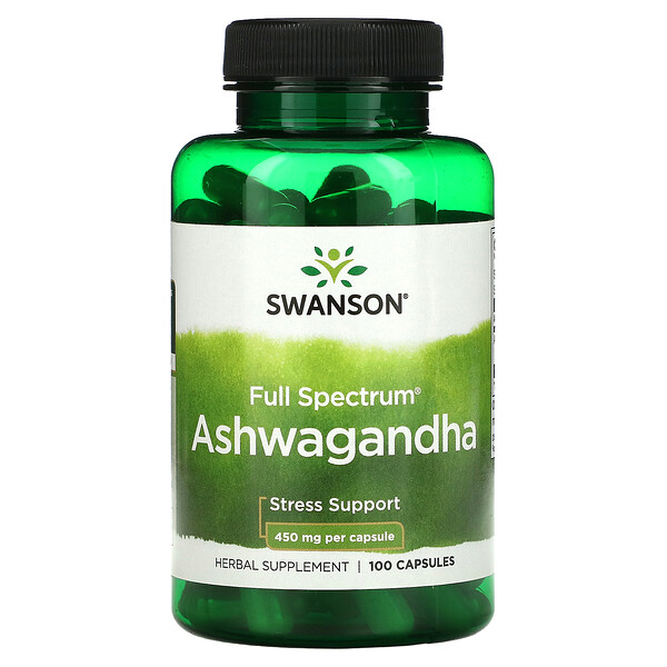 Ashwagandha, 450 mg, 100 Capsules