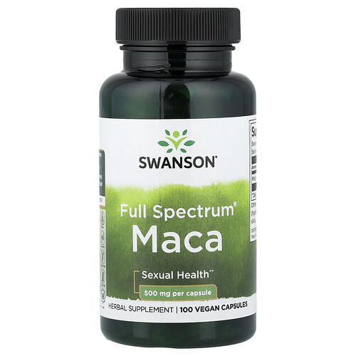 Swanson Vitamins, Full Spectrum® Maca, Maca, 500 mg, 100 vegane Kapseln