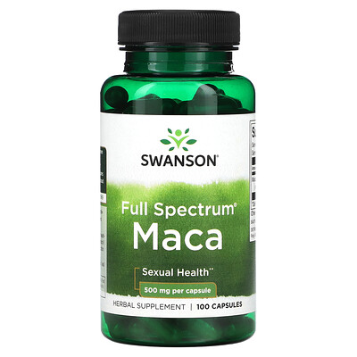 

Swanson Full Spectrum Maca 500 mg 100 Capsules