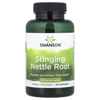 Swanson Vitamins, Brandnetelwortel, 500 mg, 100 capsules