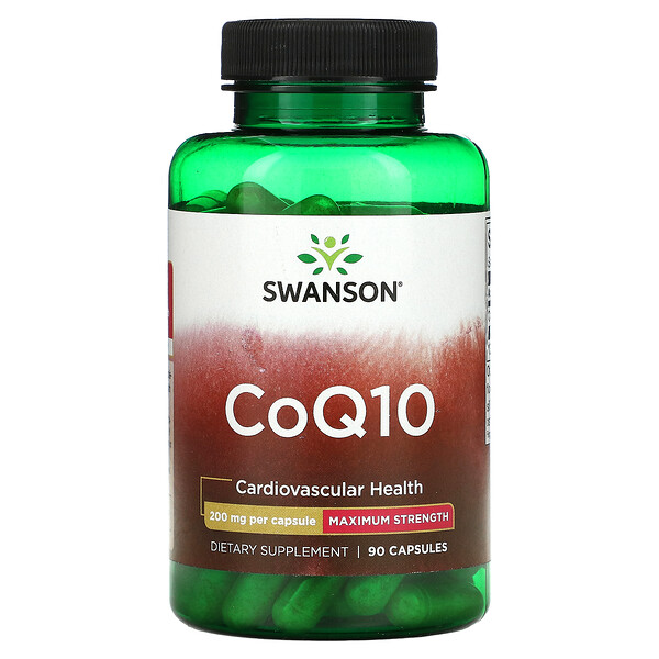 CoQ10, Cardiovascular Health, 200 mg, 90 Capsules