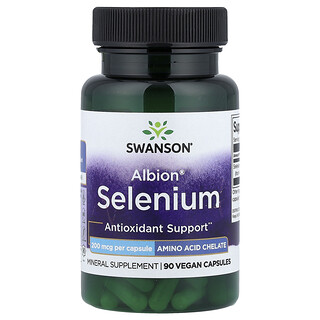 Swanson Vitamins, Albion® Selenium , 200 mcg, 90 Vegan Capsules