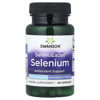 Swanson Vitamins, SelenoExcell®, Selenio, 200 mcg, 60 cápsulas
